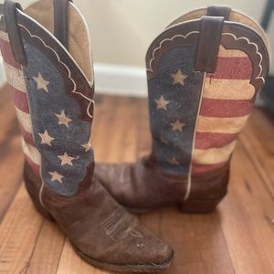 Shyanne American Flag Cowgirl Boots